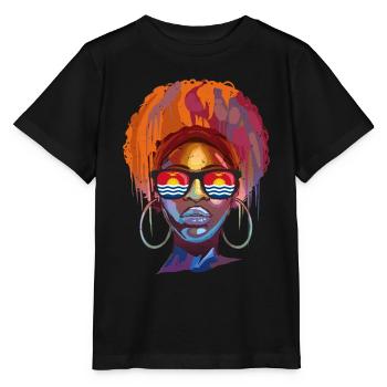 Kiribati - Stanley/Stella MINI CREATOR Kids’ T-Shirt - black - Front - Mikhail (115cm)