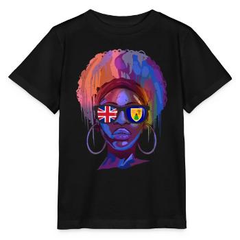 Turks and Caicos Islands - Stanley/Stella MINI CREATOR Kids’ T-Shirt - black - Front - Mikhail (115cm)