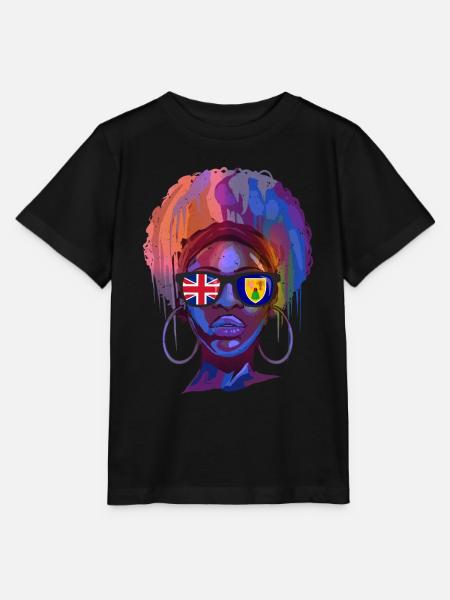 Turks und Caicosinseln - Stanley/Stella Kinder T-Shirt MINI CREATOR - Schwarz