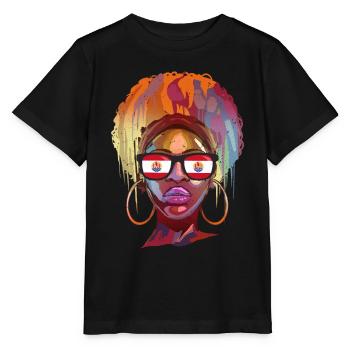 Französisch-Polynesien - Stanley/Stella Kinder T-Shirt MINI CREATOR  - Schwarz - Vorne - Mikhail (115cm)