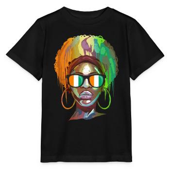 Ivory Coast - Stanley/Stella MINI CREATOR Kids’ T-Shirt - black - Front - Mikhail (115cm)