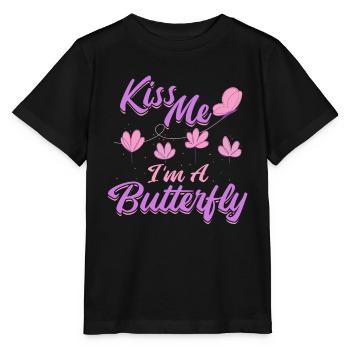Hobbygärtner Garten Monarch - Stanley/Stella Kinder T-Shirt MINI CREATOR  - Schwarz - Vorne - Mikhail (115cm)