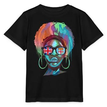 Fiji - Stanley/Stella MINI CREATOR Kids’ T-Shirt - black - Front - Mikhail (115cm)