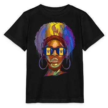 Barbados - Stanley/Stella MINI CREATOR Kids’ T-Shirt - black - Front - Mikhail (115cm)