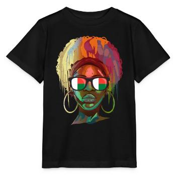 Macédoine - T-shirt bio MINI CREATOR Stanley/Stella Enfant - noir - Devant - Mikhail (115cm)
