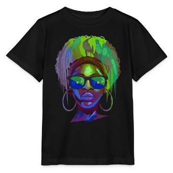 Christmas Island - Stanley/Stella MINI CREATOR Kids’ T-Shirt - black - Front - Mikhail (115cm)