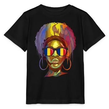 Romania - Stanley/Stella MINI CREATOR Kids’ T-Shirt - black - Front - Mikhail (115cm)