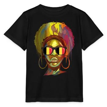 Belgium - Stanley/Stella MINI CREATOR Kids’ T-Shirt - black - Front - Mikhail (115cm)