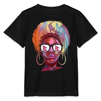 Nepal - Stanley/Stella MINI CREATOR Kids’ T-Shirt - black - Front - Mikhail (115cm)