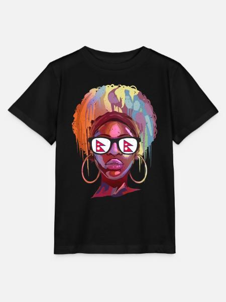 Nepal - Stanley/Stella Kinder T-Shirt MINI CREATOR  - Schwarz