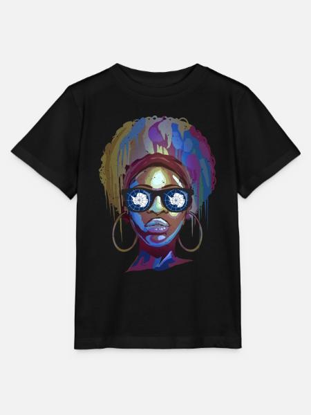 Antarktis - Stanley/Stella Kinder T-Shirt MINI CREATOR - Schwarz