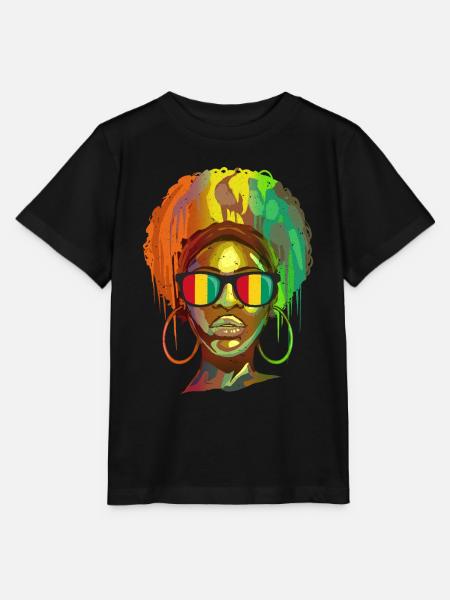 Guinea - Stanley/Stella Kinder T-Shirt MINI CREATOR - Schwarz