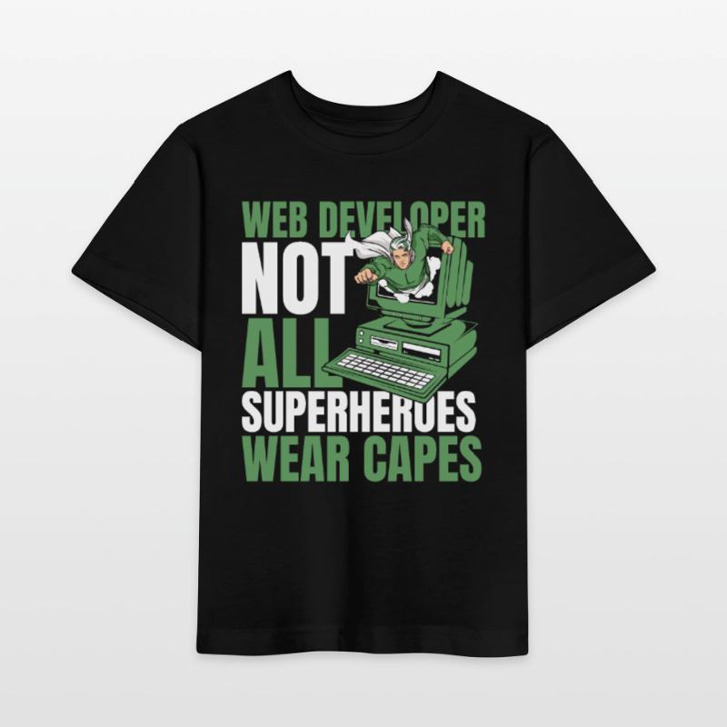 Web Developer Web Developer Superhero Stanley/Stella MINI CREATOR Kids’ T-Shirt
