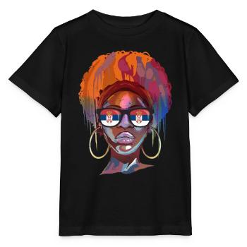 Serbien - Stanley/Stella Kinder T-Shirt MINI CREATOR  - Schwarz - Vorne - Mikhail (115cm)