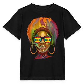 Grenade - T-shirt bio MINI CREATOR Stanley/Stella Enfant - noir - Devant - Mikhail (115cm)