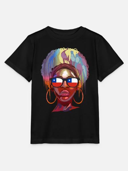 Chile - Stanley/Stella Kinder T-Shirt MINI CREATOR  - Schwarz