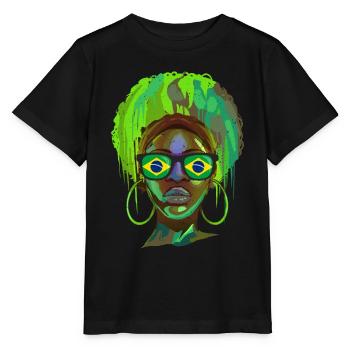 Brazil - Stanley/Stella MINI CREATOR Kids’ T-Shirt - black - Front - Mikhail (115cm)
