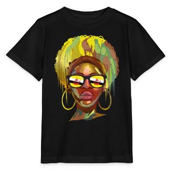 Brunei - T-shirt bio MINI CREATOR Stanley/Stella Enfant - noir - Devant - Mikhail (115cm)