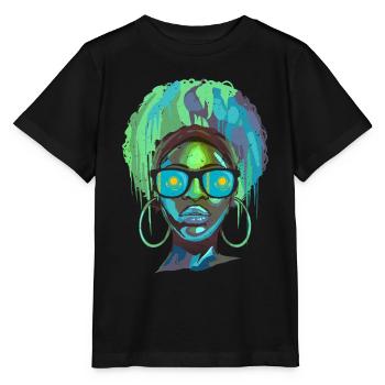 Kazakhstan - T-shirt bio MINI CREATOR Stanley/Stella Enfant - noir - Devant - Mikhail (115cm)