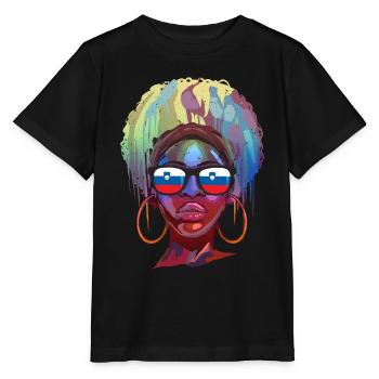 Slowenien - Stanley/Stella Kinder T-Shirt MINI CREATOR  - Schwarz - Vorne - Mikhail (115cm)