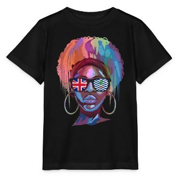 British Indian Ocean Territory - Stanley/Stella MINI CREATOR Kids’ T-Shirt - black - Front - Mikhail (115cm)