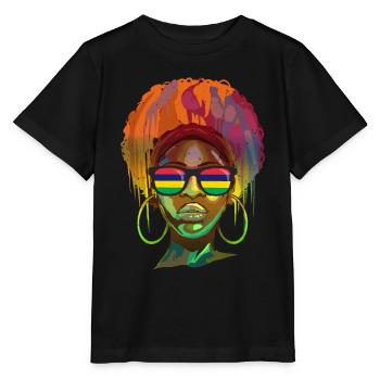 Mauritius - Stanley/Stella MINI CREATOR Kids’ T-Shirt - black - Front - Mikhail (115cm)