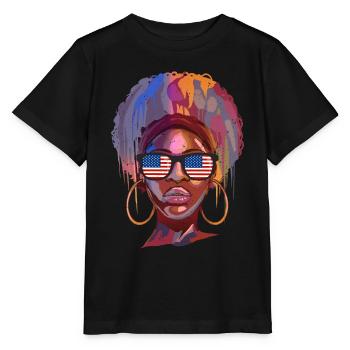 Verenigde Staten - Stanley/Stella Kinder-T-shirt MINI CREATOR  - zwart - Voor - Mikhail (115cm)