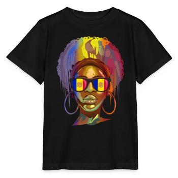 Andorra - Stanley/Stella MINI CREATOR Kids’ T-Shirt - black - Front - Mikhail (115cm)