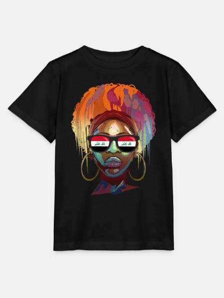 Irak - Stanley/Stella Kinder T-Shirt MINI CREATOR  - Schwarz
