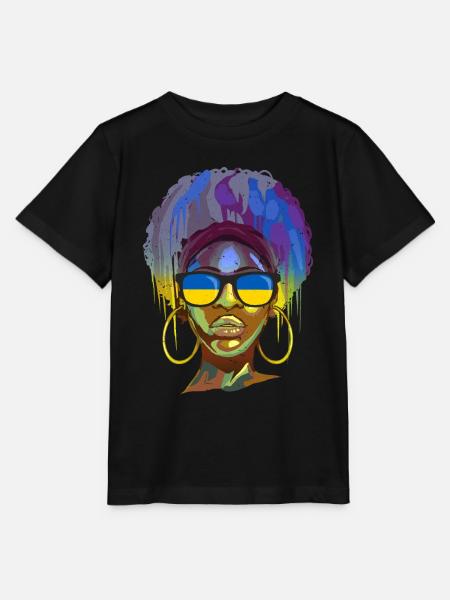 Ukraine - Stanley/Stella Kinder T-Shirt MINI CREATOR - Schwarz