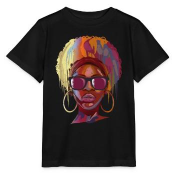 Qatar - T-shirt bio MINI CREATOR Stanley/Stella Enfant - noir - Devant - Mikhail (115cm)