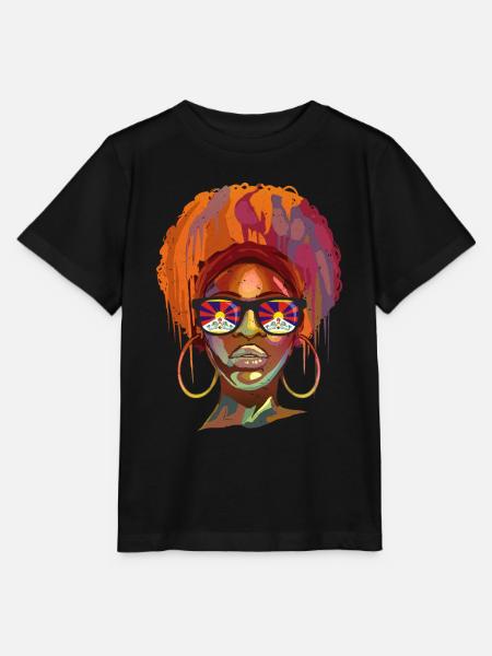 Tibet - Stanley/Stella Kinder T-Shirt MINI CREATOR - Schwarz
