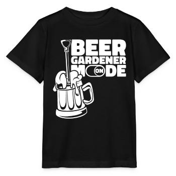 Hobby Gardener Garden Mode On Garden Beer - Stanley/Stella MINI CREATOR Kids’ T-Shirt - black - Front - Mikhail (115cm)