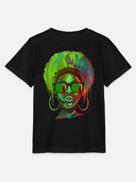 Sambia - Stanley/Stella Kinder T-Shirt MINI CREATOR - Schwarz