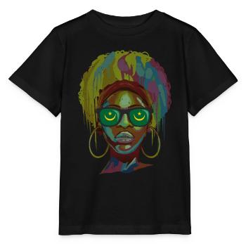 Mauritanie - T-shirt bio MINI CREATOR Stanley/Stella Enfant - noir - Devant - Mikhail (115cm)