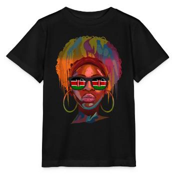 Kenya - T-shirt bio MINI CREATOR Stanley/Stella Enfant - noir - Devant - Mikhail (115cm)
