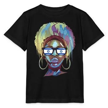 Israel - Stanley/Stella Kinder T-Shirt MINI CREATOR  - Schwarz - Vorne - Mikhail (115cm)