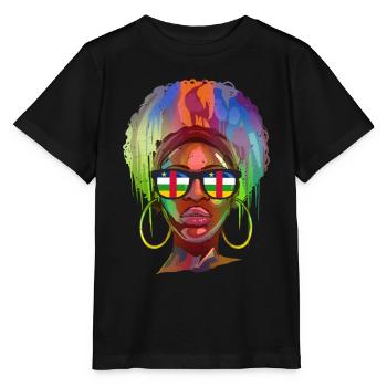 République Centrafricaine - T-shirt bio MINI CREATOR Stanley/Stella Enfant - noir - Devant - Mikhail (115cm)