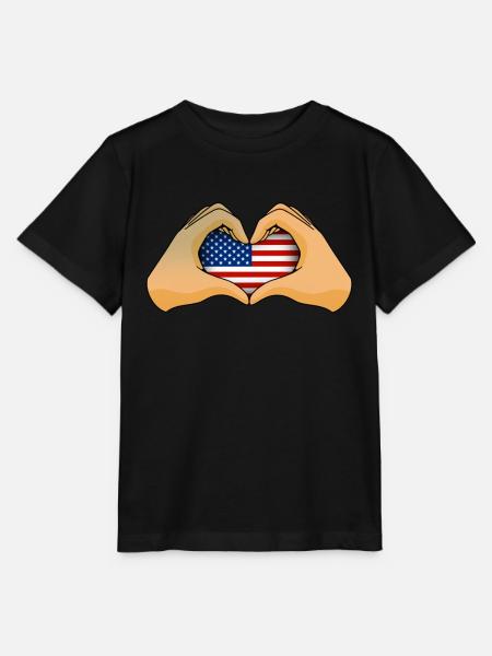 Amérique du Nord - T-shirt bio MINI CREATOR Stanley/Stella Enfant - noir