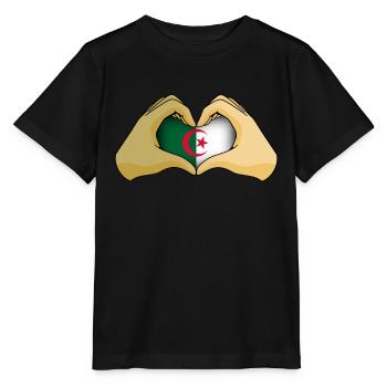 Algeria - Stanley/Stella MINI CREATOR Kids’ T-Shirt - black - Front - Mikhail (115cm)