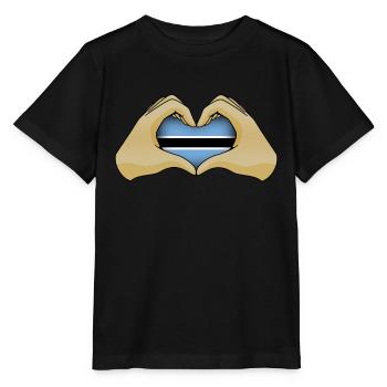 Botswana - Stanley/Stella Kinder T-Shirt MINI CREATOR  - Schwarz - Vorne - Mikhail (115cm)