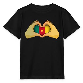 Kamerun - Stanley/Stella Kinder T-Shirt MINI CREATOR  - Schwarz - Vorne - Mikhail (115cm)