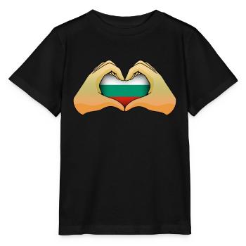 Bulgarie - T-shirt bio MINI CREATOR Stanley/Stella Enfant - noir - Devant - Mikhail (115cm)
