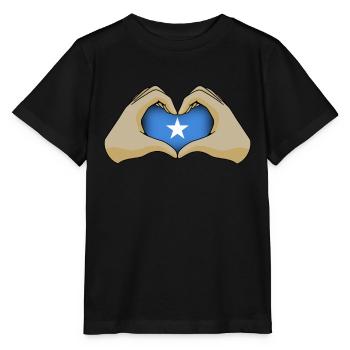 Somalia - Stanley/Stella Kinder T-Shirt MINI CREATOR  - Schwarz - Vorne - Mikhail (115cm)