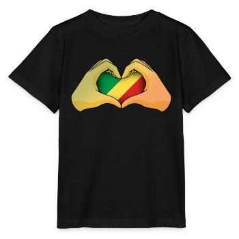 Kongo Republik - Stanley/Stella Kinder T-Shirt MINI CREATOR  - Schwarz - Vorne - Mikhail (115cm)
