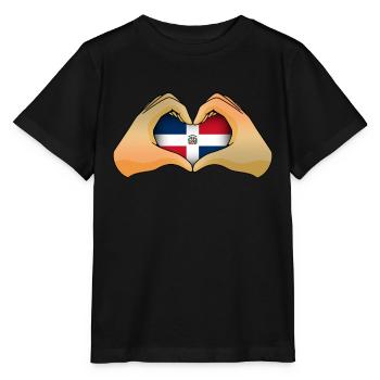Dominikanische Republik - Stanley/Stella Kinder T-Shirt MINI CREATOR  - Schwarz - Vorne - Mikhail (115cm)