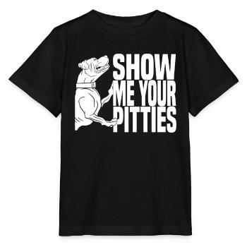 Pitbull Pity Pitbull Ban - Stanley/Stella MINI CREATOR Kids’ T-Shirt - black - Front - Mikhail (115cm)