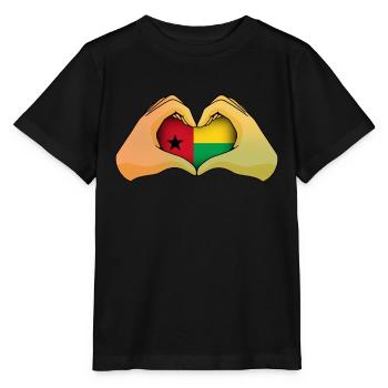 Guinée-Bissau - T-shirt bio MINI CREATOR Stanley/Stella Enfant - noir - Devant - Mikhail (115cm)