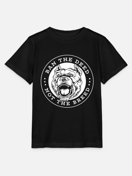 Pitbull Pitbull Verbot - Stanley/Stella Kinder T-Shirt MINI CREATOR - Schwarz
