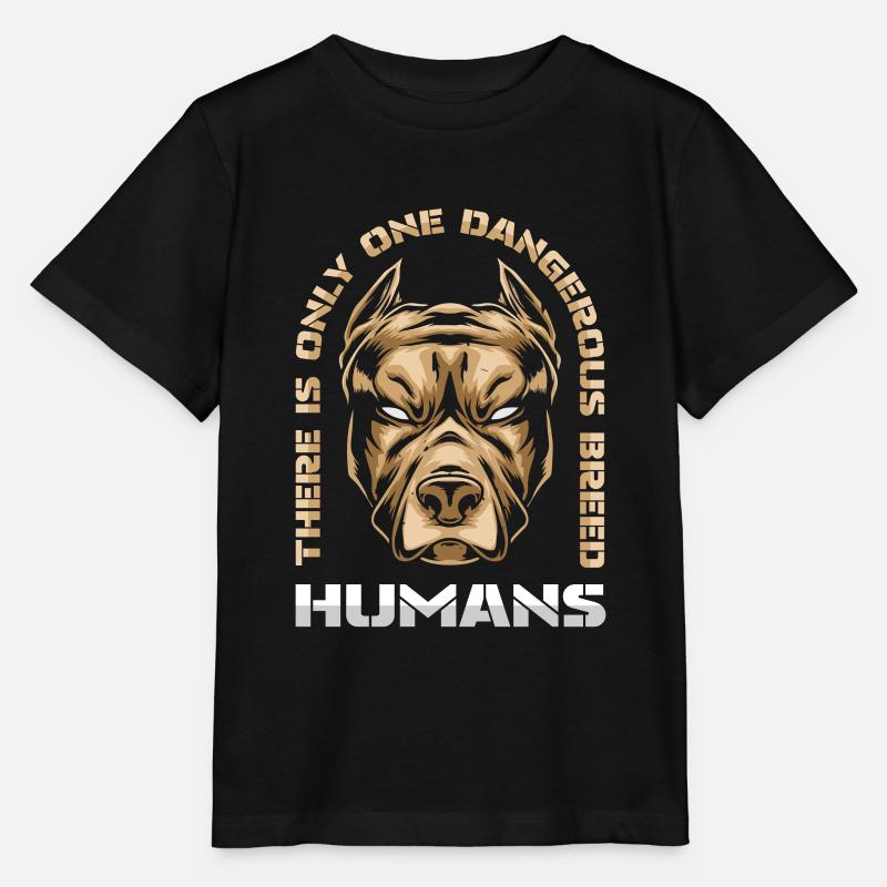 Pitbull Pitbull Verbot - Stanley/Stella Kinder T-Shirt MINI CREATOR  - Schwarz